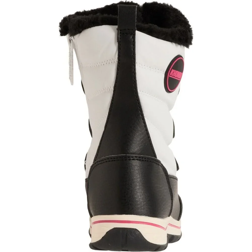 Alpine Mackenzie Unisex Waterproof Warm Winter Snow Boots Black White Sz 12 Tote